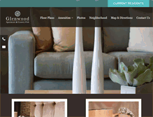 Tablet Screenshot of glenwoodapartments.com
